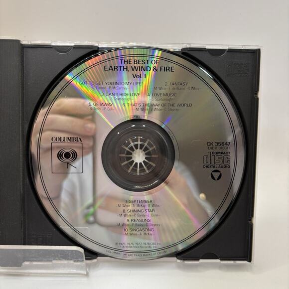 Best Of: Volume 1 by Earth Wind & Fire (CD, 1978) - Picture 4 of 5
